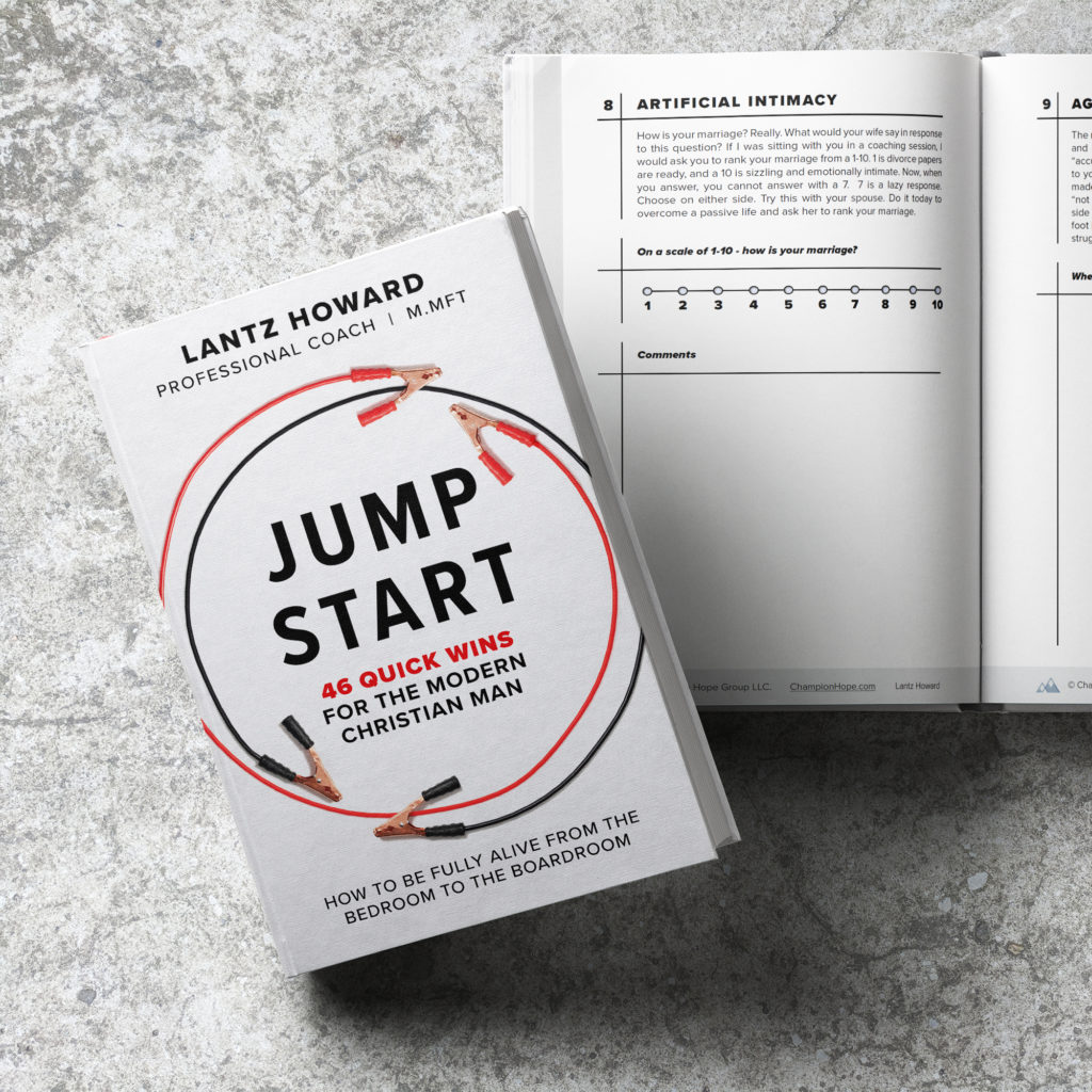Jump Start mens book open layout